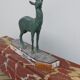 Wooden fireplace imitation marble 1900
