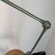 Vintage 1960s Jielde 2-arm green industrial lamp - 100 cm