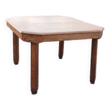 Solid wood art deco table, with extensions