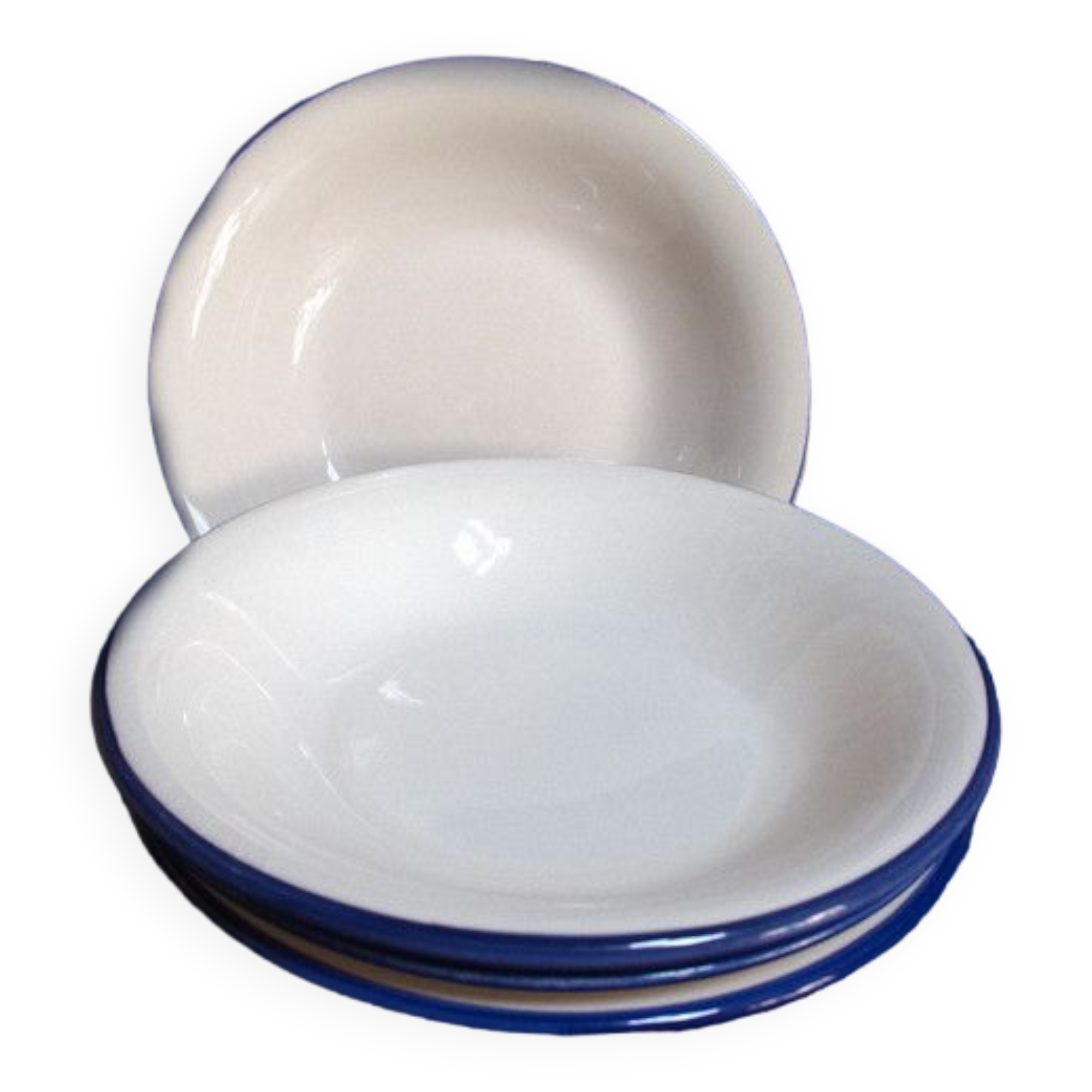 Set of four plates