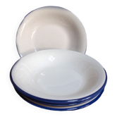 Set of four plates