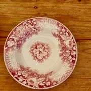 Set of 6 U&C Sarreguemines Jardinière model soup plates