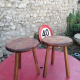 2 antique stools