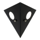 Black metal 'Night Owl' wall lamp for Raak, The Netherlands 60s
