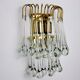Applique drops by Venini, murano glass, italy, 1960