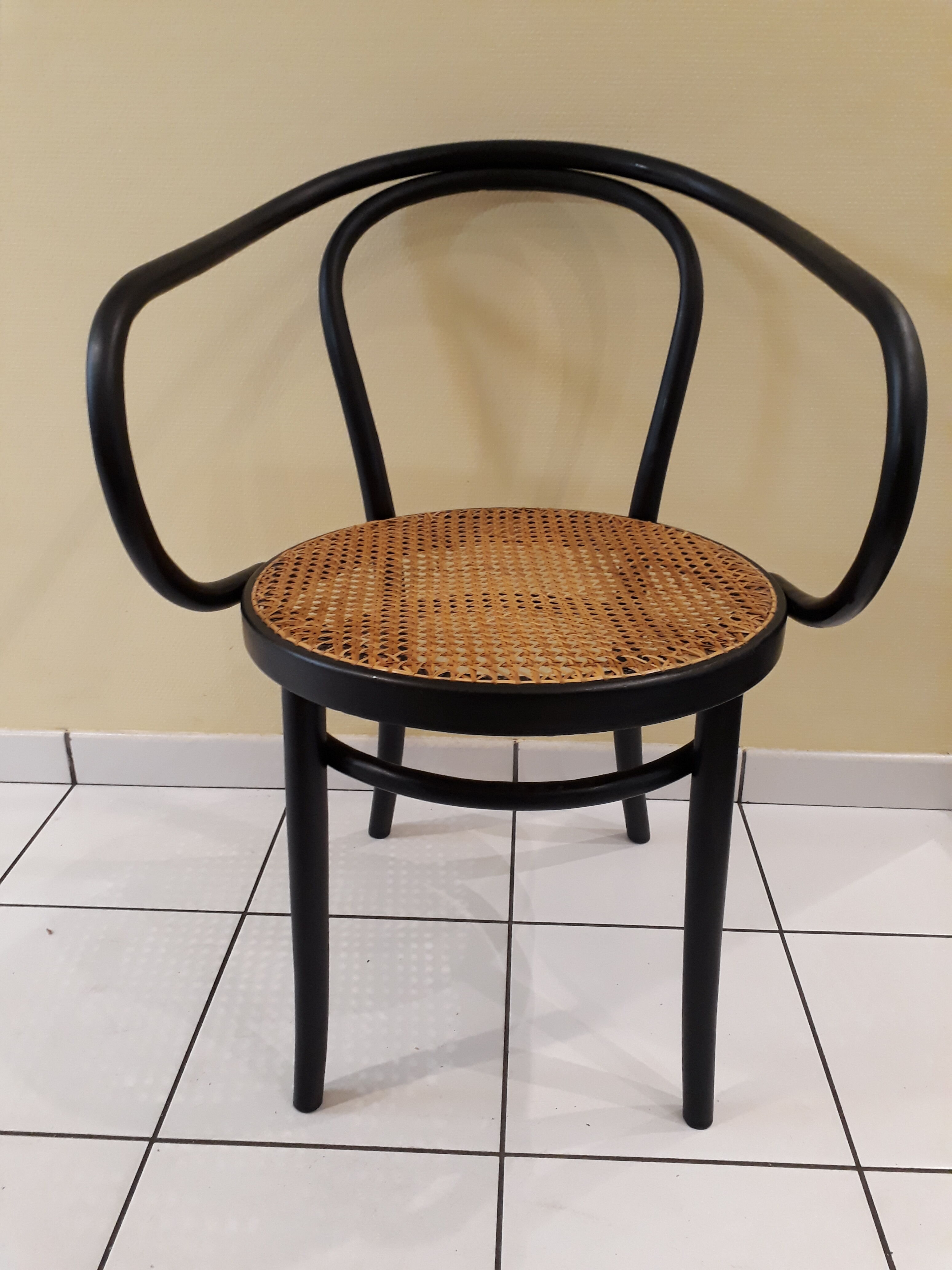 Fauteuil 209 "Le Corbusier" Thonet années 50 ZMG Radomsko