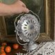 Plat de présentation vintage en inox 3 plateaux
