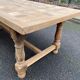 Renovated farmhouse dining table in solid oak 210cm 19th century