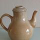 Cafetière en grès beige par Grès de France, vintage années 70
