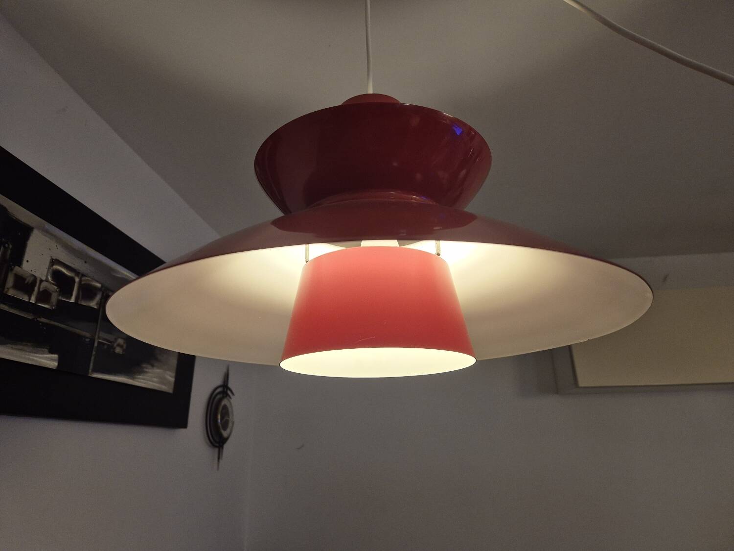 Danish vintage pendant lamp Nordisk Solar
