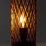 Table lamp in metal, czechoslovakia 1950s
