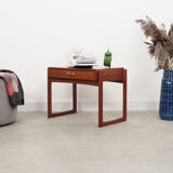 Table de chevet en teck, design danois, années 1970, production: Danemark