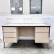 Bureau blanc années 70