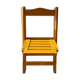 Children's folding wooden chair