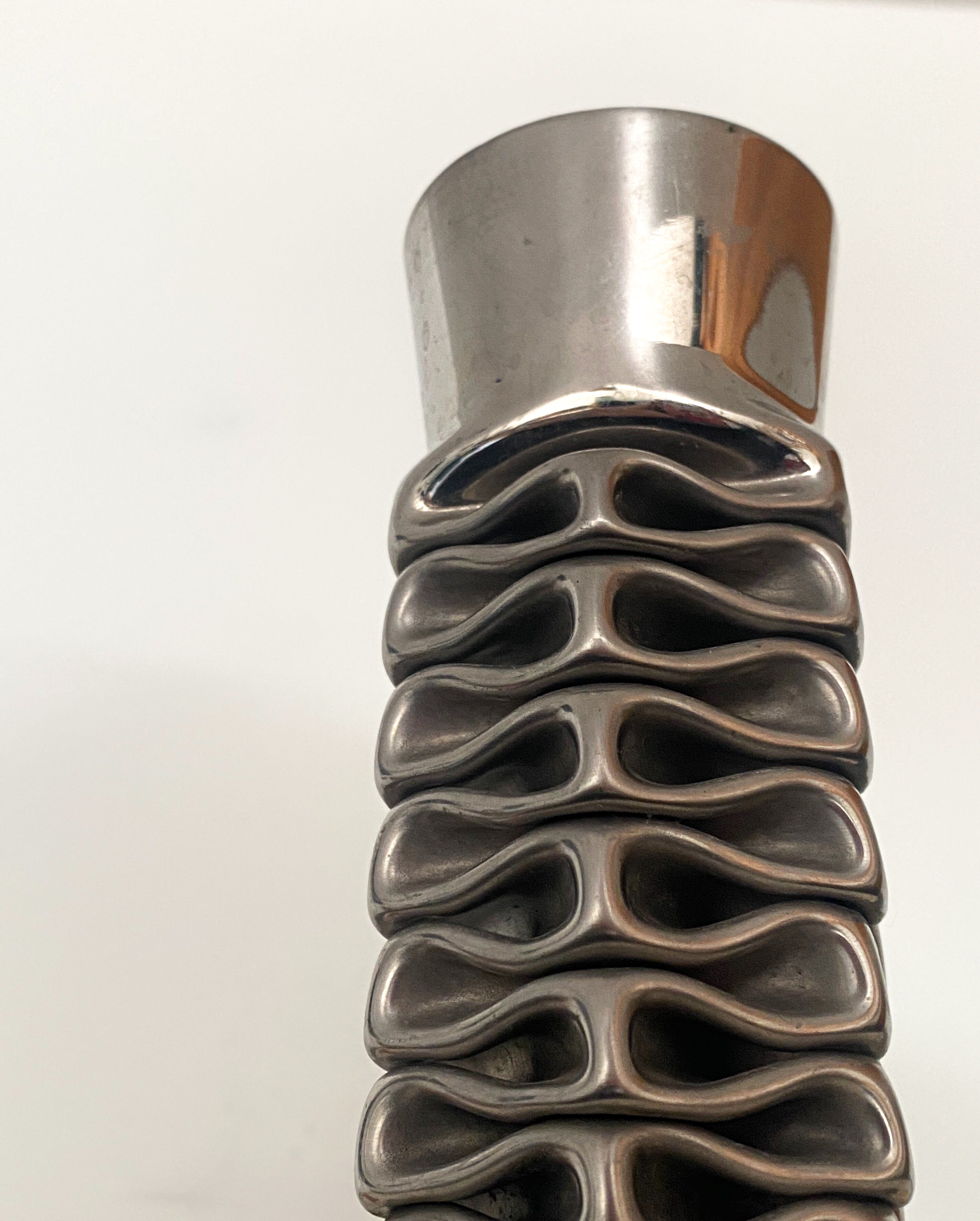 Metal vase