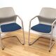 Paire de fauteuils de bureau Metrick, Wilkhann