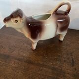 Milk jug - Cow motif - vintage ceramic