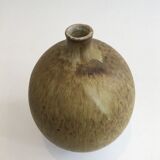 Vase soliflore en grès. signé de l'artiste suisse Edouard Chapallaz