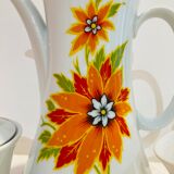 Teapot & 4 cups 70s winterling schwarzenback bavaria germany-retro-cuisine -vintage