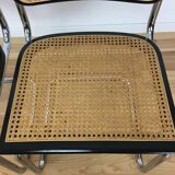 4 chairs Cesca B32 by Marcel Breuer