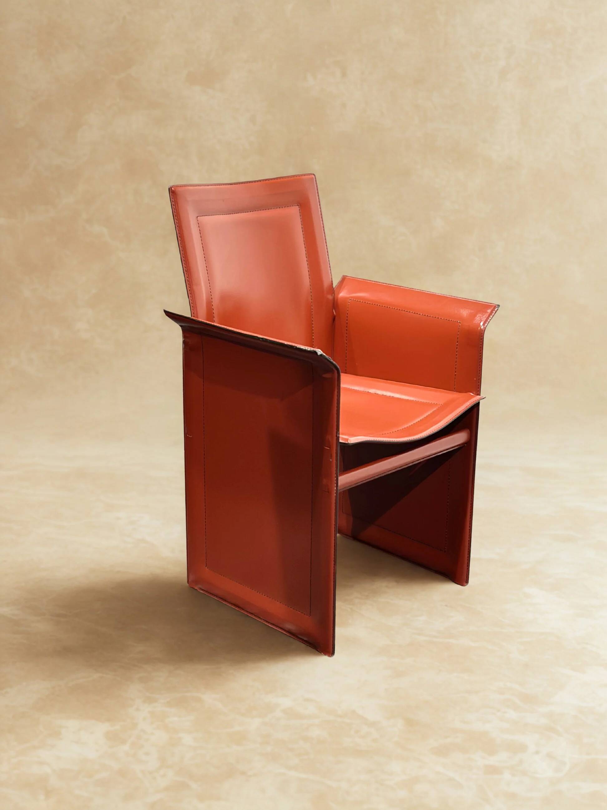 Set of 6 original “Korium” chairs by Tito Agnoli