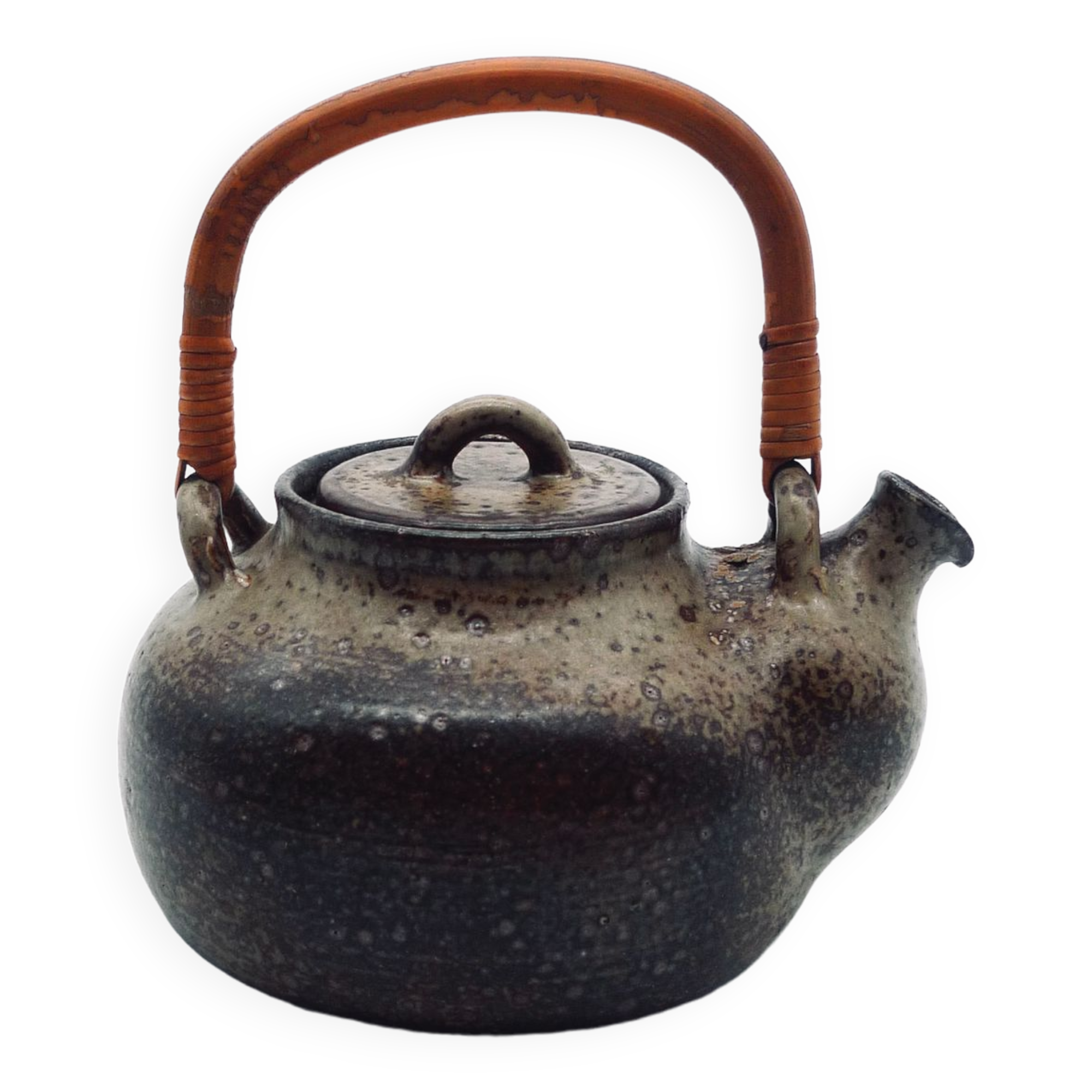 Pyrite stoneware teapot