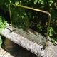 Fire firewall brass gold glass vintage smoke 1970