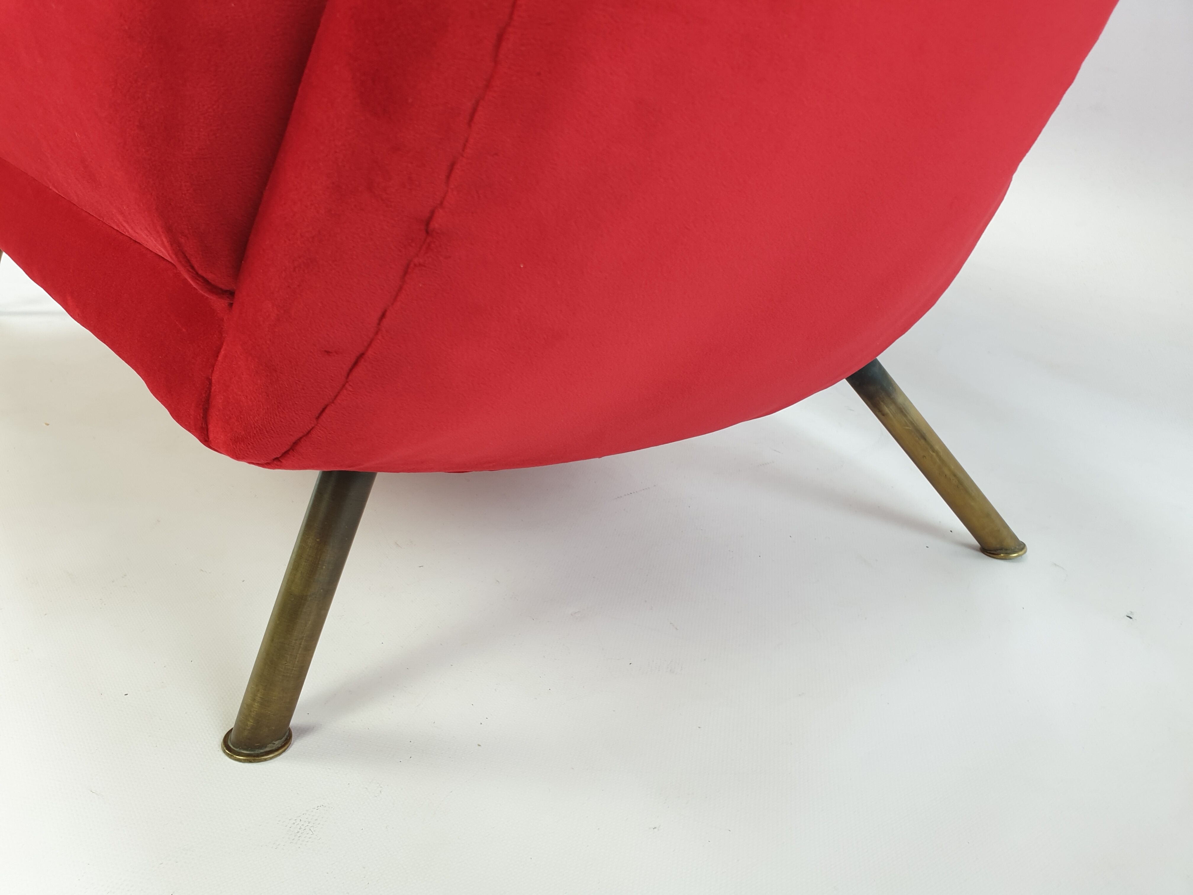 Mid Century Italian Sofa by Lenzi Nello 1954