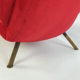 Mid Century Italian Sofa by Lenzi Nello 1954