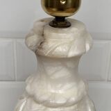 Alabaster lamp base