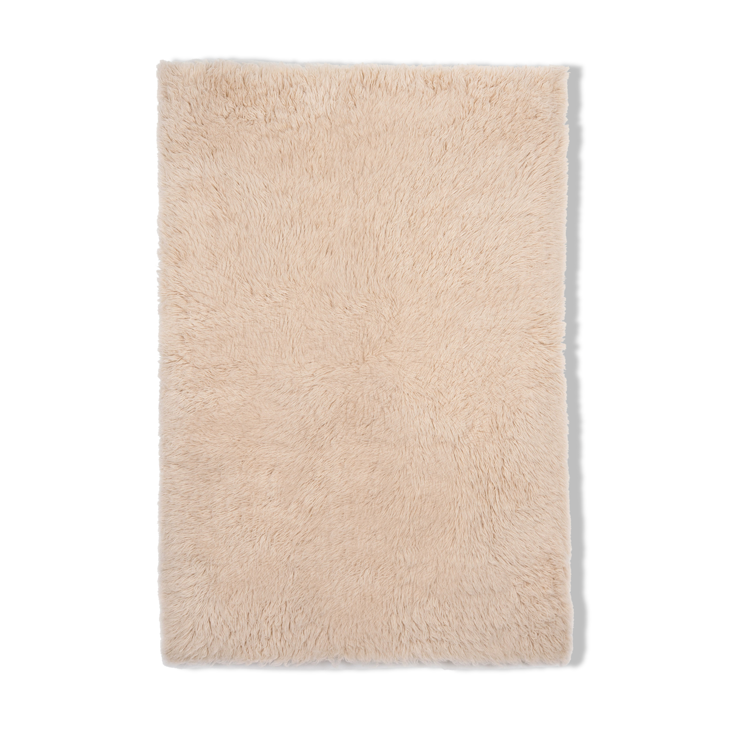 Nude flokati carpet 180 x 120cm