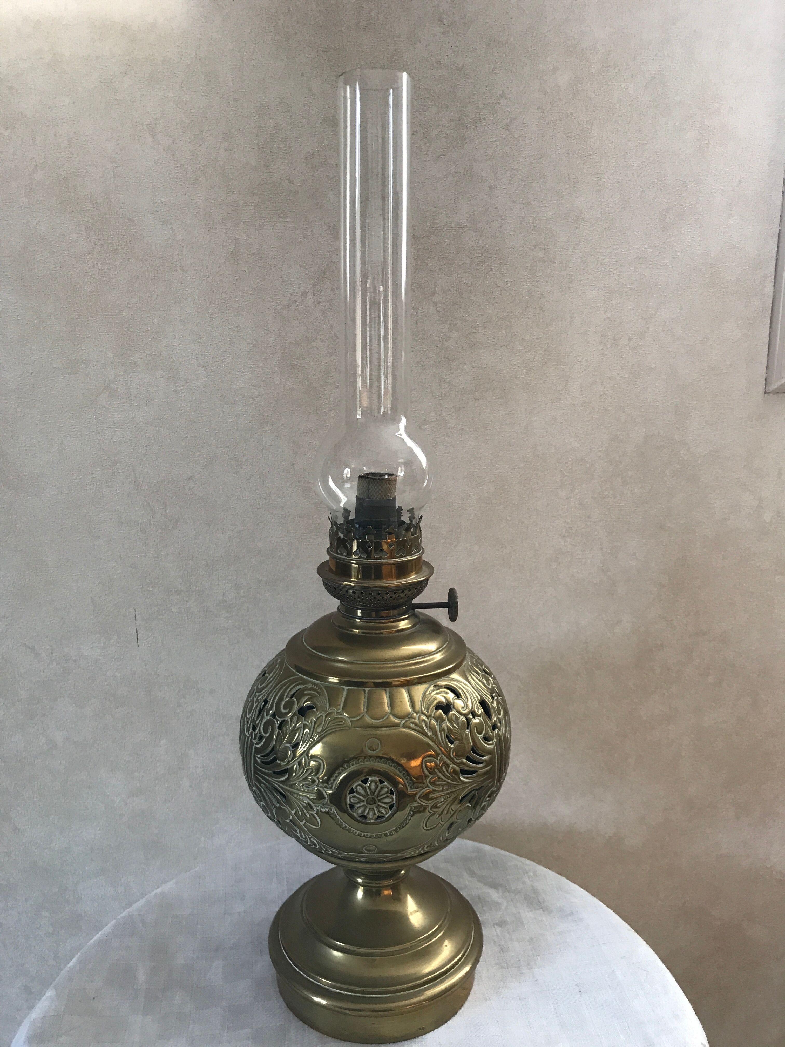 Ancient Copper Oil Lamp