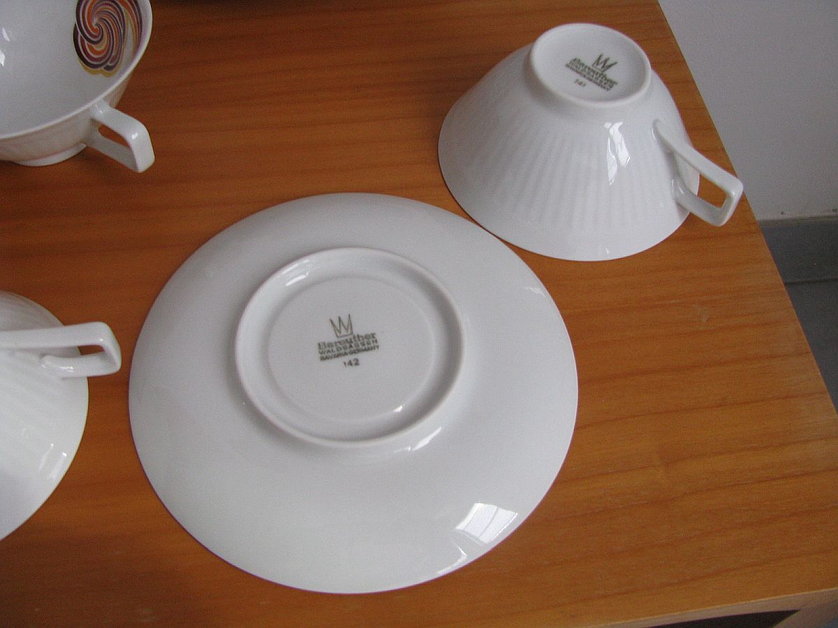 Coffee service from Bareuther Waldsassen Bavaria, 1970s