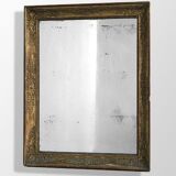 Mirror restoration in Golden stucco