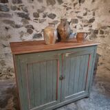 Vintage French pine sideboard – 1930s/1950s