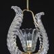 Charming Murano Glass Art Deco Pendant Chandelier by Ercole Barovier, 1940s