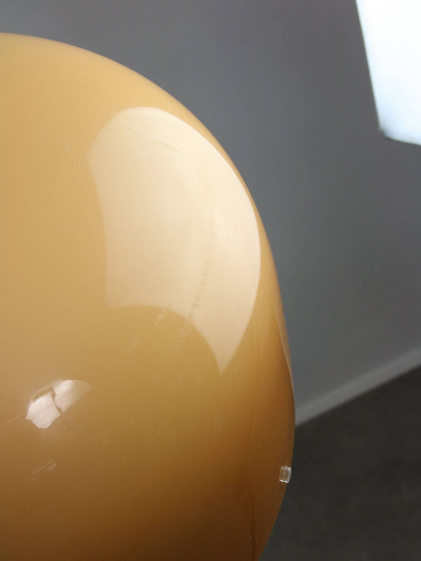 Space Age Brown Pendant Lamp from Guzzini, 1960s