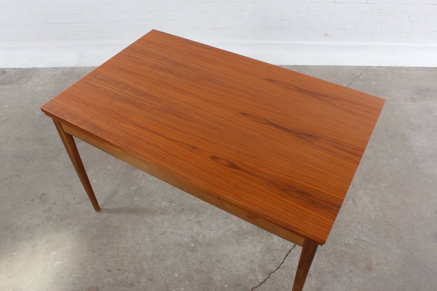 Vintage Nussbaum Tisch Mid Century Design Retro 60s 70s