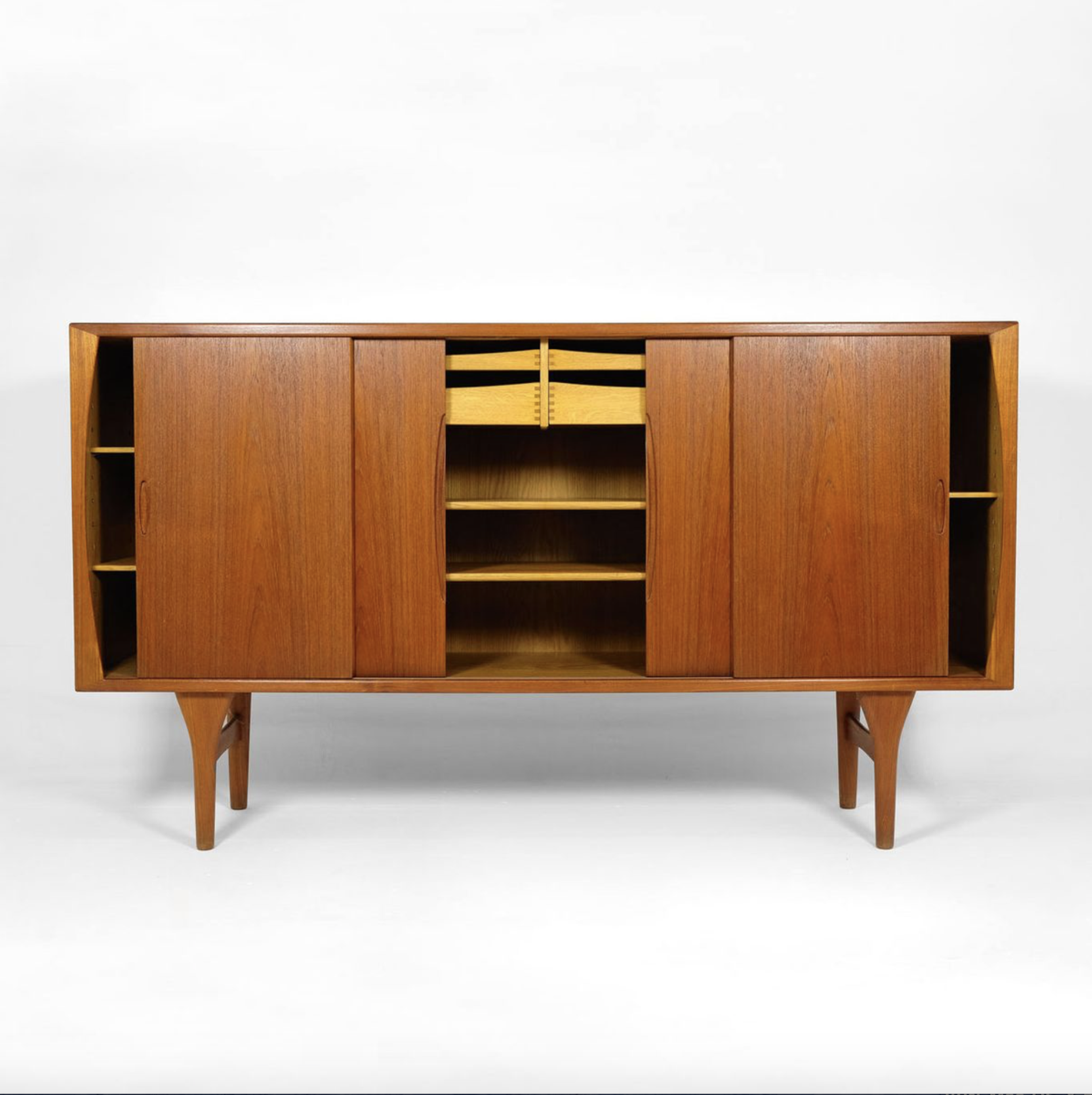 Sideboard by Henning Kjærnulf for Bruno Hansen, 1950s