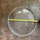 Vintage glass pie dish or tray arcoroc