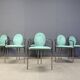 Chaises de salle à manger vintage Belgo Chrom, lot de 6 - années 1980