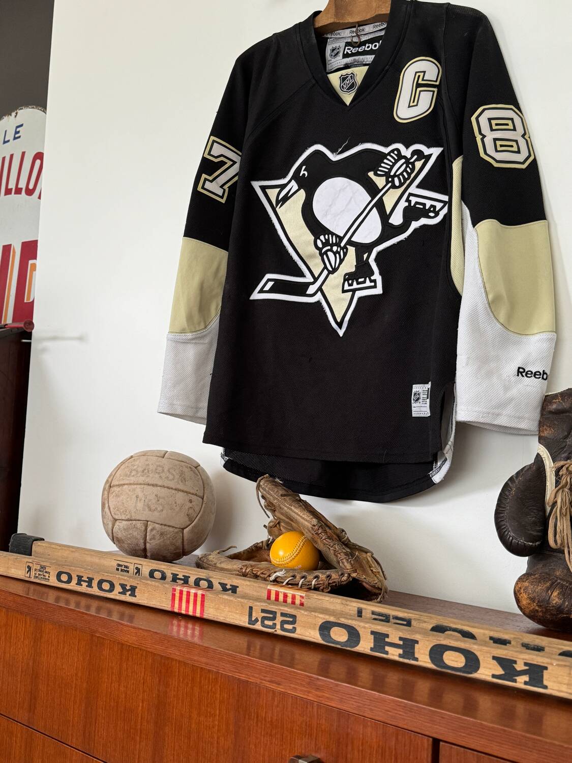 Vintage hockey stick