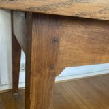Ash farmhouse table, 3 drawers.
