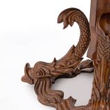 Attributed to Henry Eyles Victorian Walnut Center Table England Mid-19th