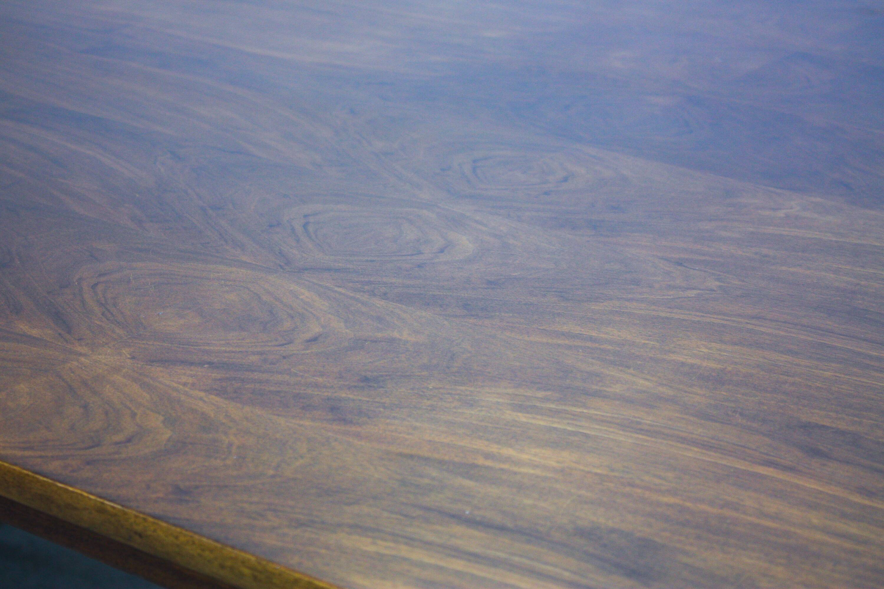 Walnut industrial table, 1950s