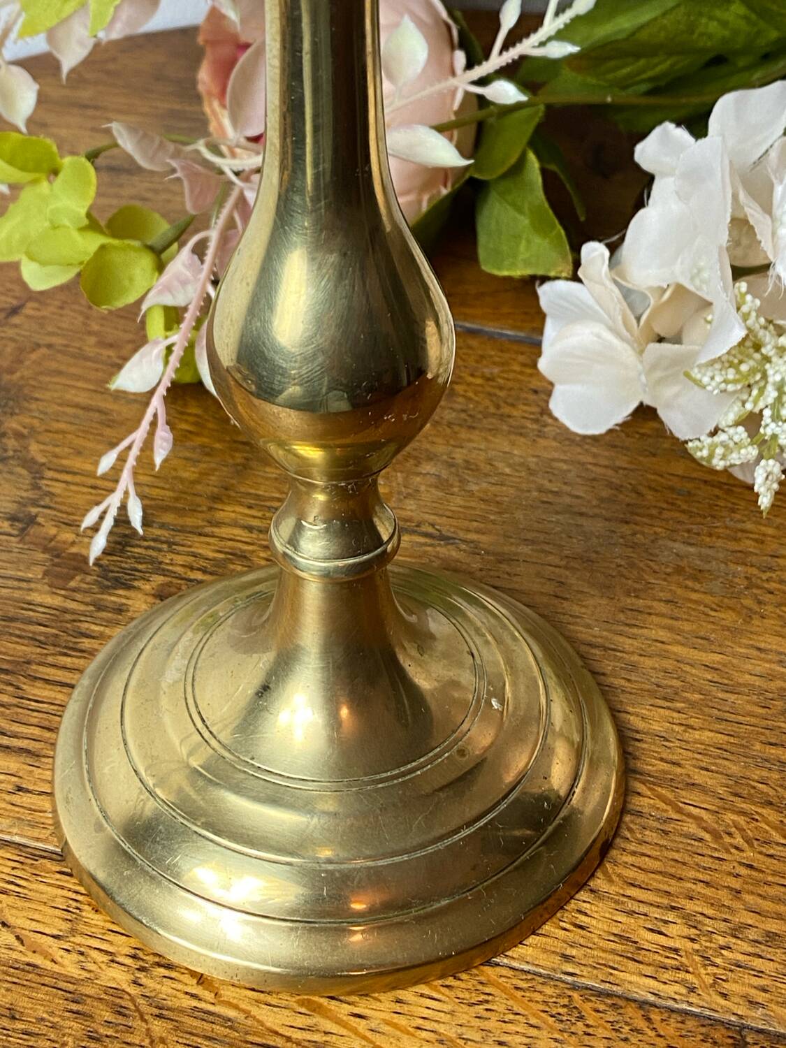Brass candle holder