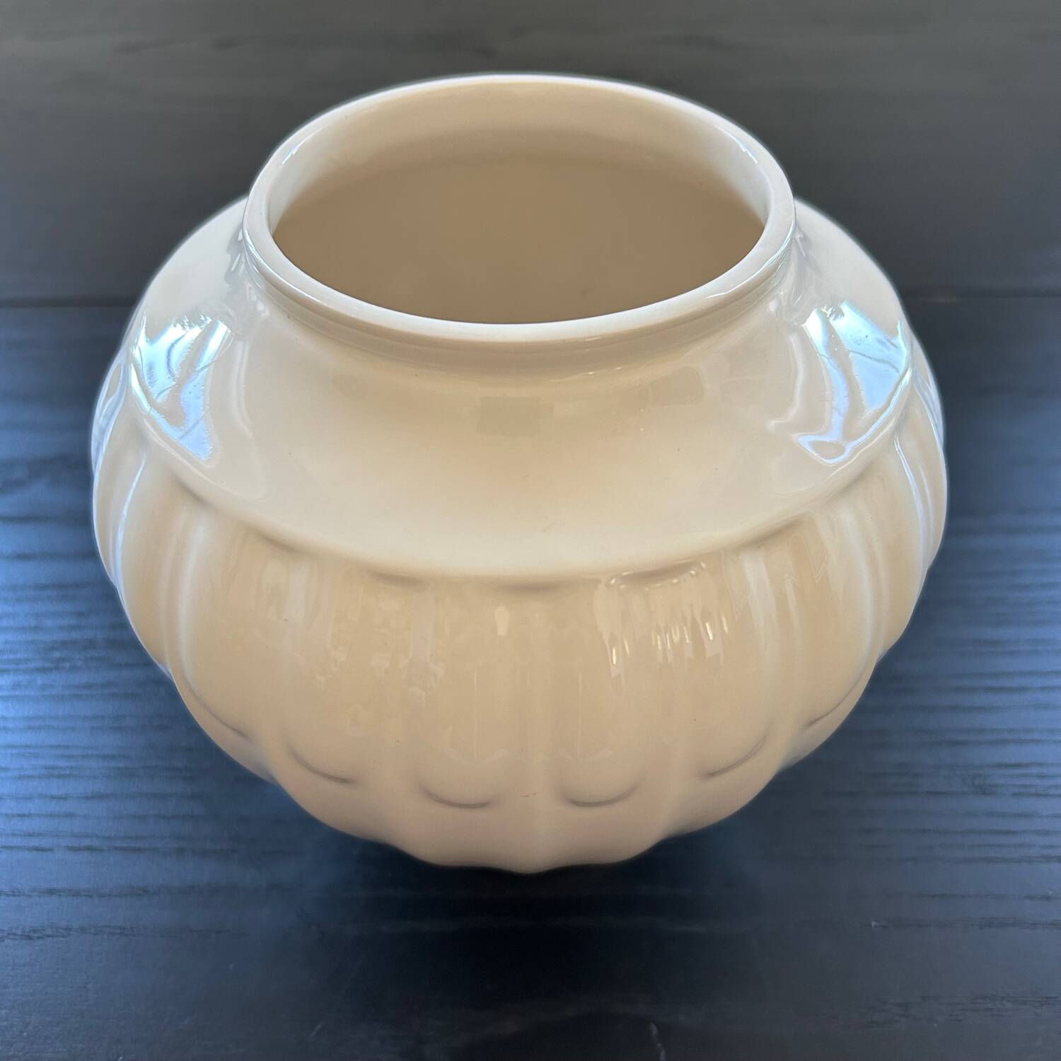 Art Deco style round vase