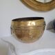 Large brass cache pot from the late 19th century (25 cm)