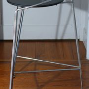 Pair of stools, Pascal Mourgue, model "Lune d'argent", 80s