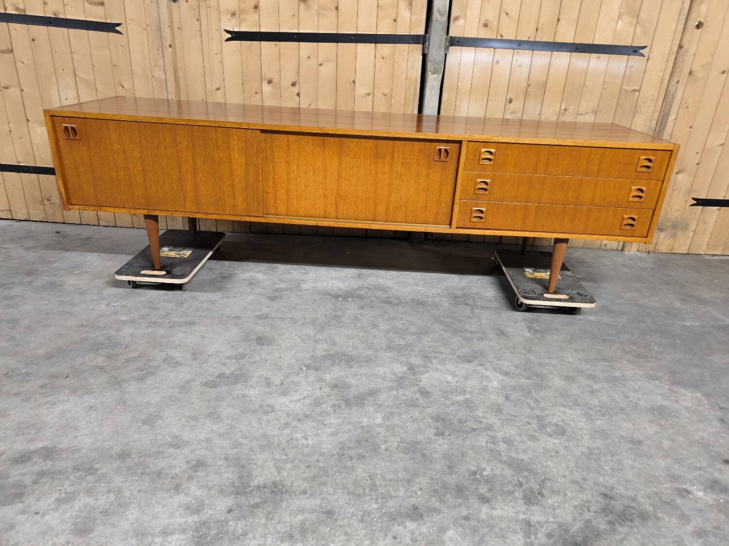 Vintage Scandinavian teak sideboard